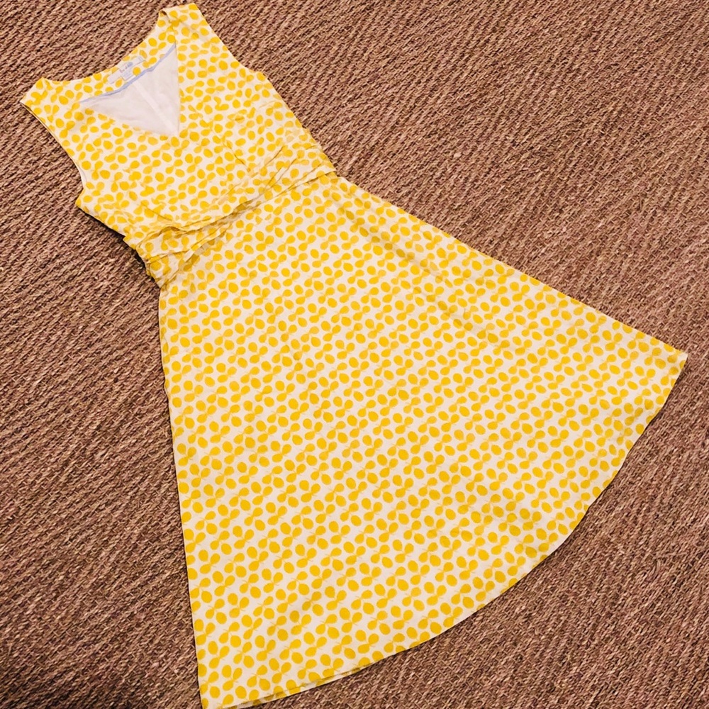 Canary Cotton / Linen Boden Dress